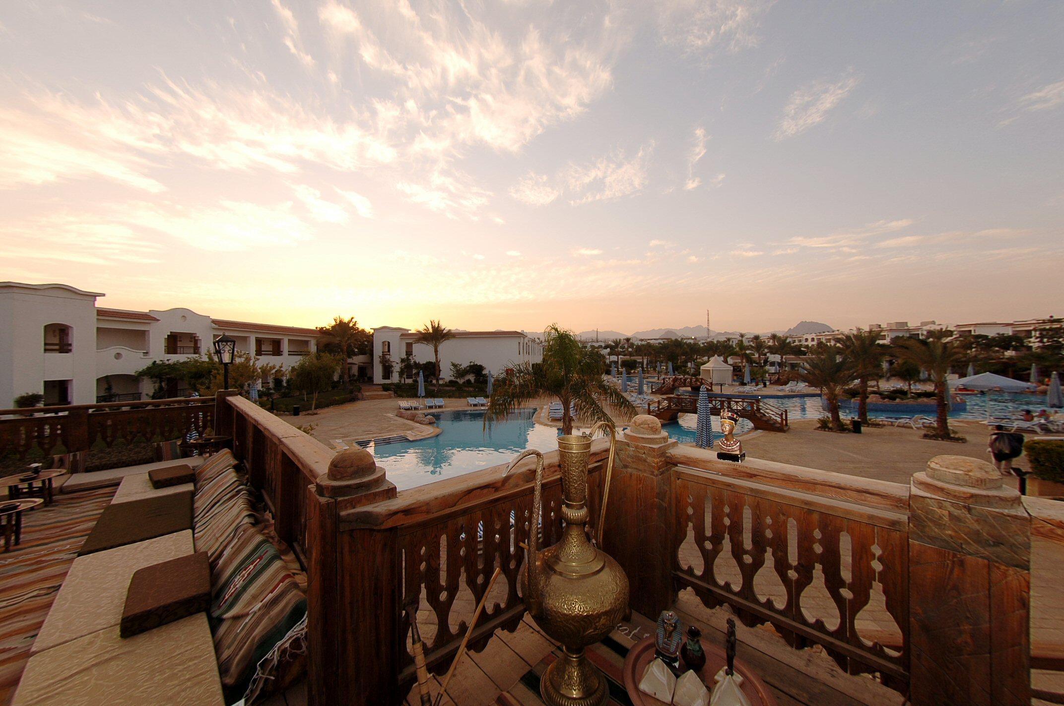 沙姆梦想度假酒店 沙姆沙伊赫 外观 照片 Sunset at the resort